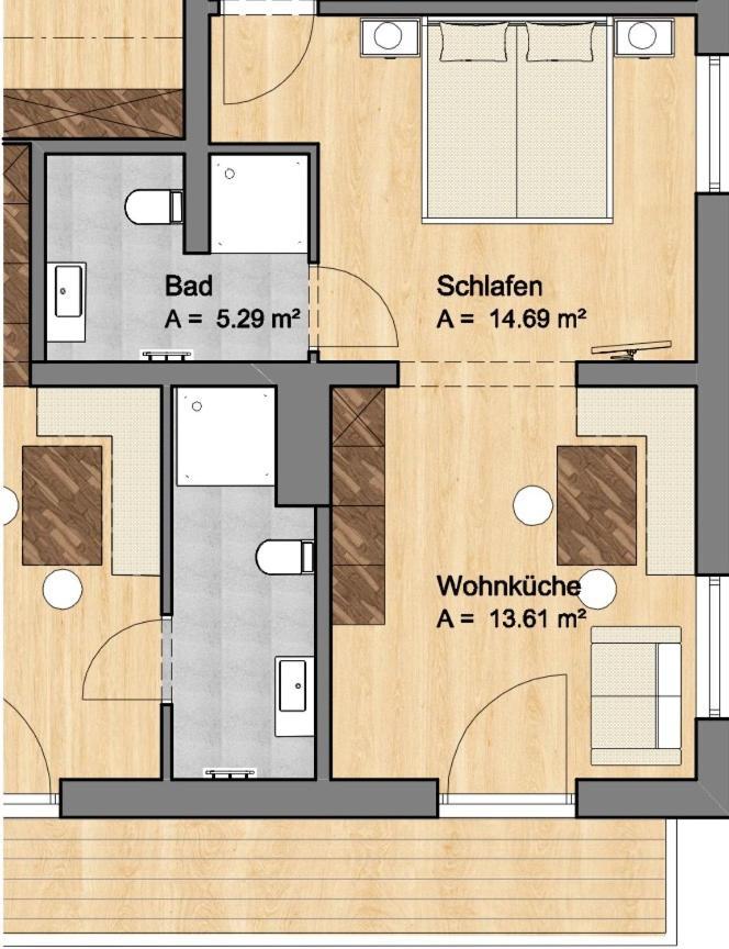 Appartement Schwaiger เชฟเฟา อัม วิลเดนไคเซอร์ ห้อง รูปภาพ